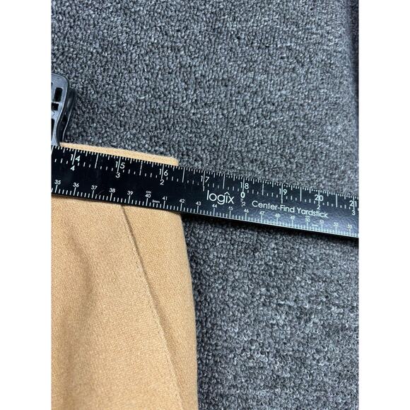 Bretton Place Skirt Womens 16 Camel Tan 100% Wool Lined Midi Pencil Made in USA - Picture 8 of 8
